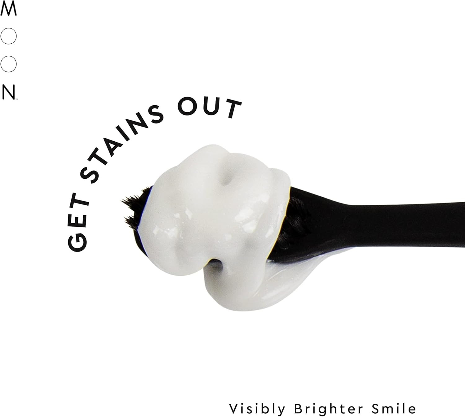 MOON Fluoride Free Toothpaste - Stain Removal Teeth 4.2 Ounce (Pack of 1) 