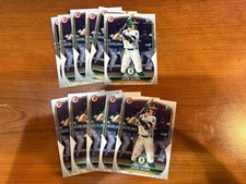 (11) 2024 BOWMAN JACOB WILSON 1ST ROOKIE #BD-121 OAKLAND ATHLETICS RC