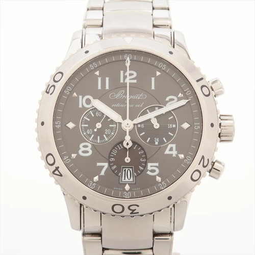 Breguet Transatlantique Type XXI 3810ST/92/SZ9 SS SS AT Gray-F...