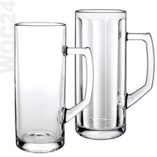 6 GASTRO Bierseidel Biergläser Bierkrug Bierkrüge Bierglas geeicht 0,3 0,4 0,5