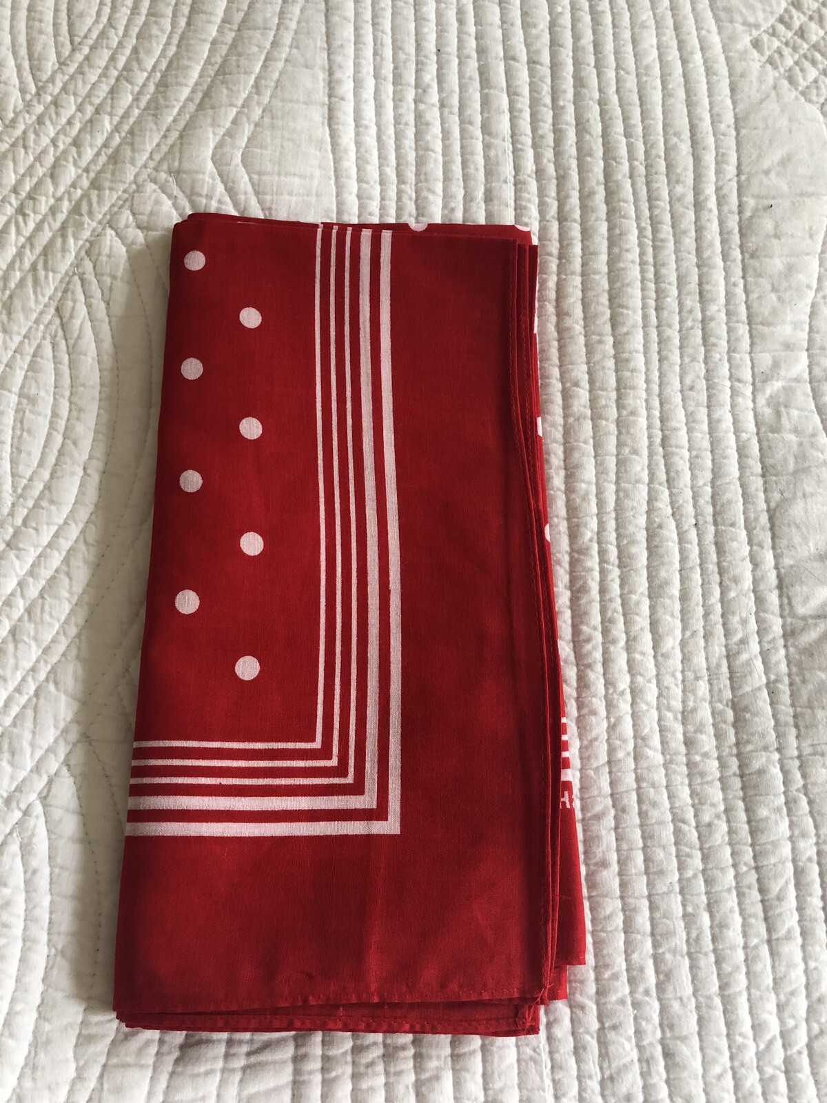 Cotton Handkerchief Men’s Enormous Spotted Cotton Hankies, Set Of 3 Red