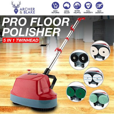 Hard Wood Floor Polisher Buffer Machine Surface Scrubber Lino