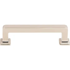 Top Knobs TK703 PN Ascendra 3-3/4" C-C Cabinet Pull in Polished Nickel
