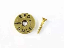 Enfield No.1 MK3 Brass Stock Disc Engraved Marked SMLE MKIII No.1 .303 British