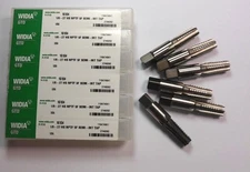 Widia Semi-Interrupted Pipe Taps 1/8-27 5FL NPTF HSS 16104 (6 Pcs)
