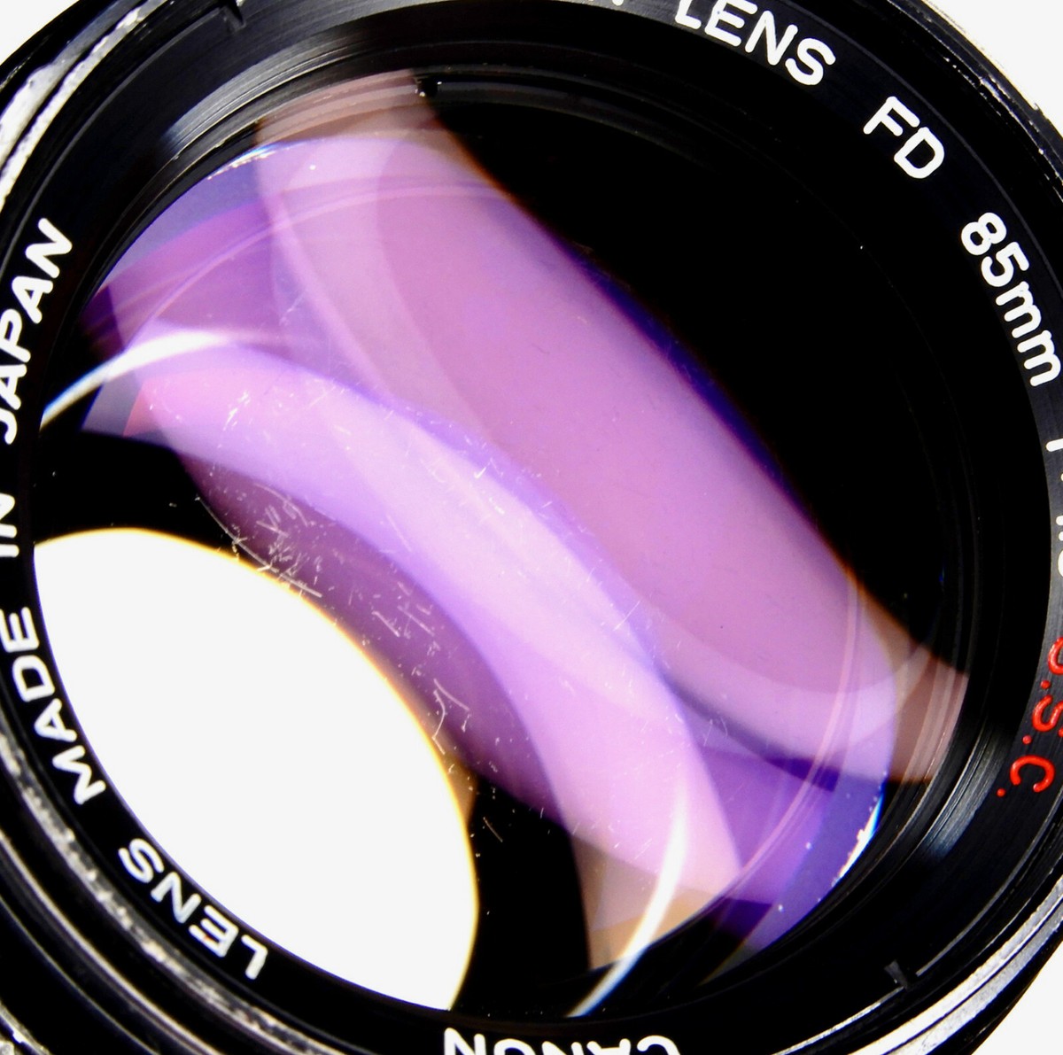 Canon FD 85mm f1.8 S.S.C. #12387 | eBay