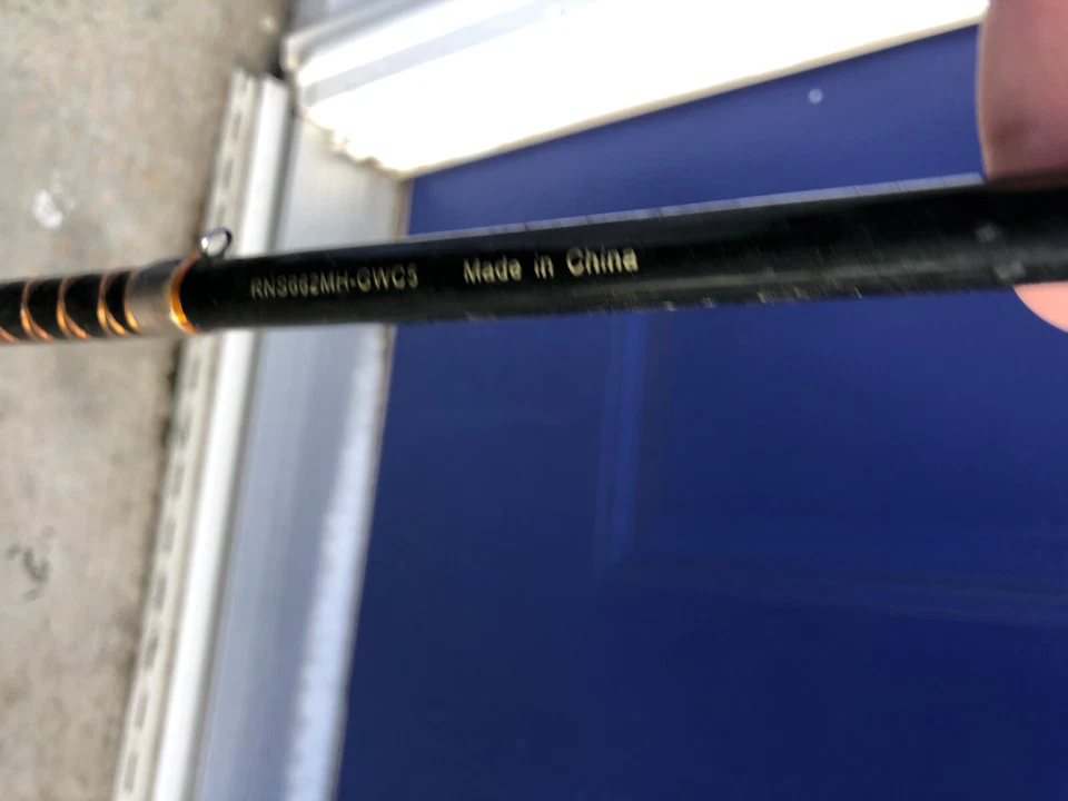 Rhino Indestructible Fishing Pole Rod Approx 77" w Synergy 10 Shakespeare Reel - Image 4 of 4