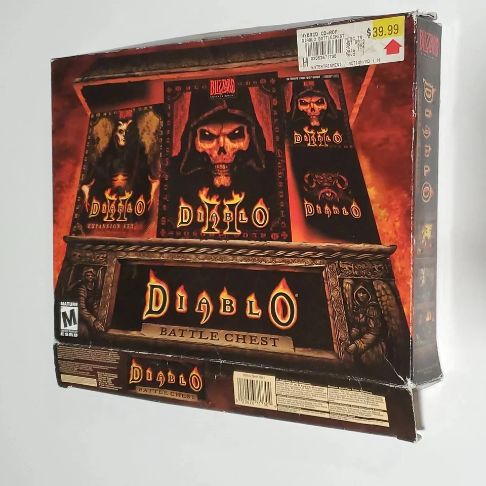 Diablo 2 Battle Chest 2001 PC Game, w/ Manuals Missing Expansion CD But Has Key - Image 2 of 4