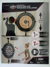 MD Sports Axe Throwing  Dart Challenge Over the Door Indoor Game New Free Ship