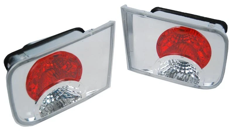 Se adapta a Honda 96-00 Civic 1996-2000 cupé de 2 puertas luces traseras rojas estilo "Euro" lámparas Foto 3 de 3