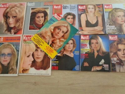 💥 11  Paris Match - revues - Catherine Deneuve - Photo 1/4
