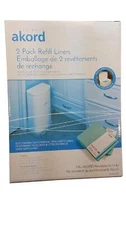 Hands Free Ergonomic Diaper Pail Liners 2 Pack Odor Control Hygienic Disposal
