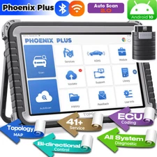 TOPDON Phoenix Plus Car All System Bidirectional Scan Tool ∈CU Coding