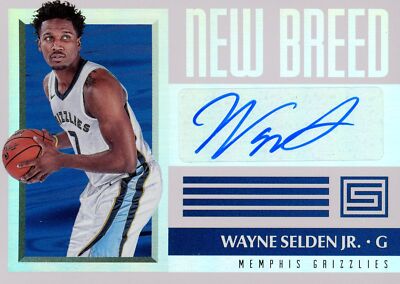 WAYNE SELDEN JR. ~ 2017-18 Panini Status New Breed Autographs #28 AUTO (A560)
