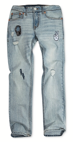 RAGAZZI Taglia 20 REG 30 x 30 LEVI'S 511 SLIM DISTRUZIONE Blue Jeans Blu  Carli | eBay