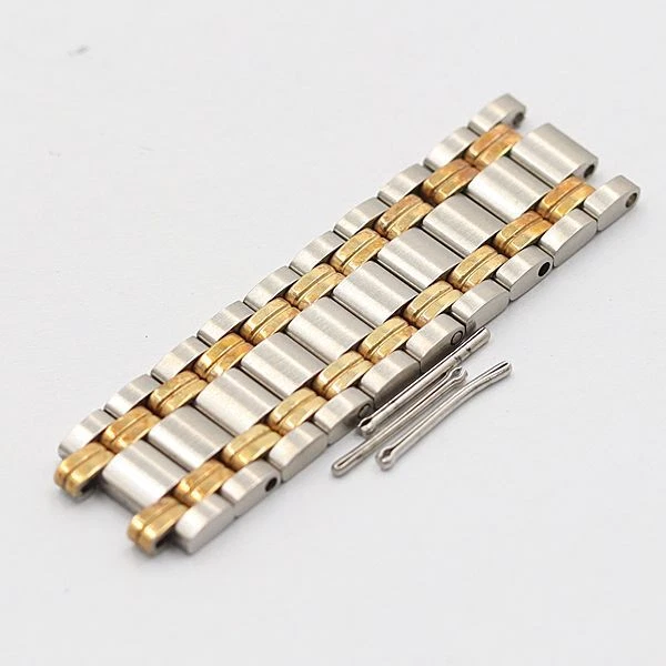Bracelet ceinture montre femme Gucci authentique 10 maillons 9000L pièces bicolore 11 mm