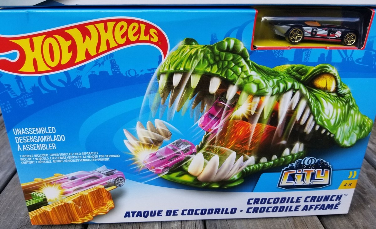 Hot Wheels Crocodile Crunch PlaySet - Brand New | eBay