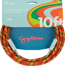 Genuine Fender GEORGE HARRISON Rocky Instrument Guitar Cable, 10' ft