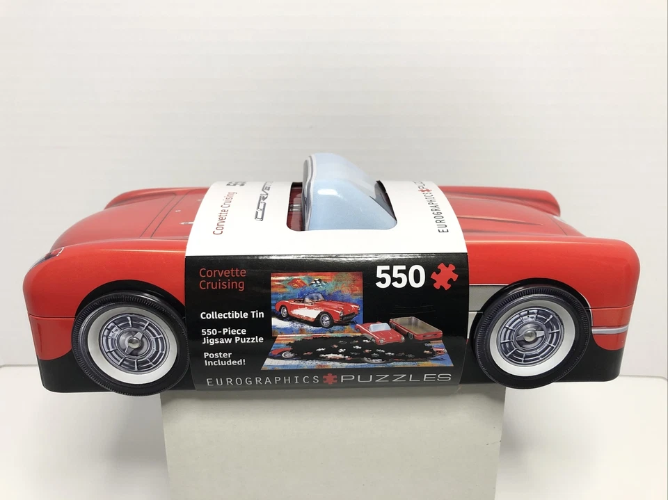 1965 Corvette Sting Ray Puzzle 550-Piece in Collectible Tin - Image 3 of 4