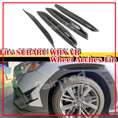 Side Wheel Arches Fin Fender Flares 6pcs Forge Carbon Fits SUBARU WRX VB 5th