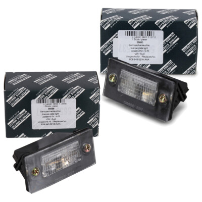 2x AIC Kennzeichenleuchte + C5W Glühlampe für AUDI A3 8L1 A4 B5 AVANT hinten