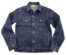 Dark Wash Denim Jacket American Apparel Classic Jean Jacket Sizes - XS 2XS