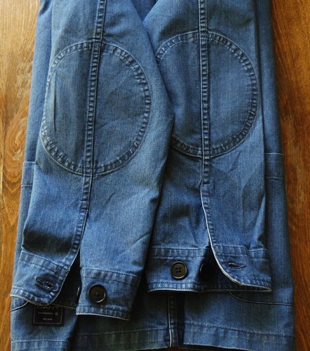 GANT size M Men's Jeans Coats Blue Denim NEW - Picture 9 of 13