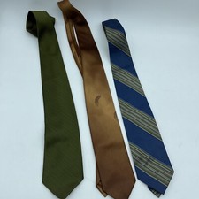 Lot 3 Vintage "Wemlon Wembley" Neckties, 100 Polyester Abstract Designs