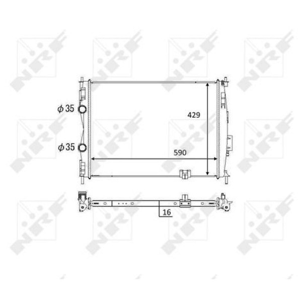 NRF 59061 KüHler MotorküHler WasserküHler MotorküHlung-image