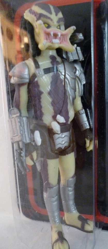 PREDATOR UNMASKED OPEN MOUTH Predator 3.75" Reaction Retro Figure Unpunched 2014 - Image 3 of 4