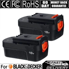 2Pack 18V for Black and Decker HPB18 18 Volt 4.8Ah Battery HPB18-OPE 244760-00