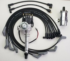 Big Block Chevy 396 454 Black Small Cap Hei Distributor 8.5mm Wires 45k Coil
