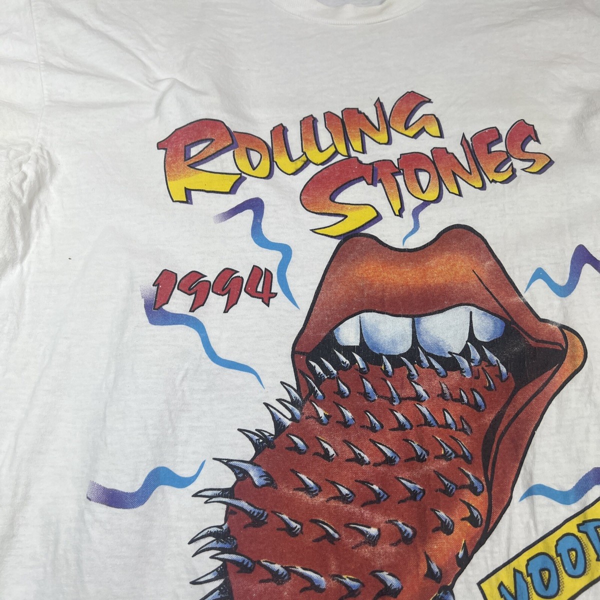 Vintage Rolling Stones Voodoo Lounge Tour 94 T-Shirt Spiked Vintage Rolling Stones Voodoo Lounge Tour 94 T-Shirt Spiked