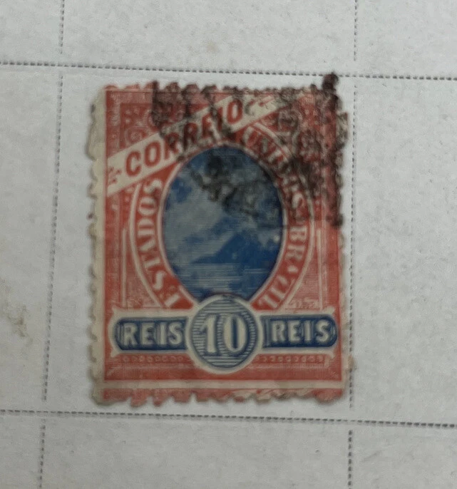 Estampillas de Brasil de 1800 👀¡MIRA 8 estampillas en todas en esta página de álbum antiguas y raras! 💎 Foto 4 de 4