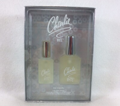 NIP Revlon Charlie White Cologne Gift Set 1.3fl oz and .5fl oz Bottles