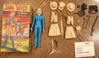 Rare Vintage Johnny West Marx UK Jane West Wagon Train Vargas Box