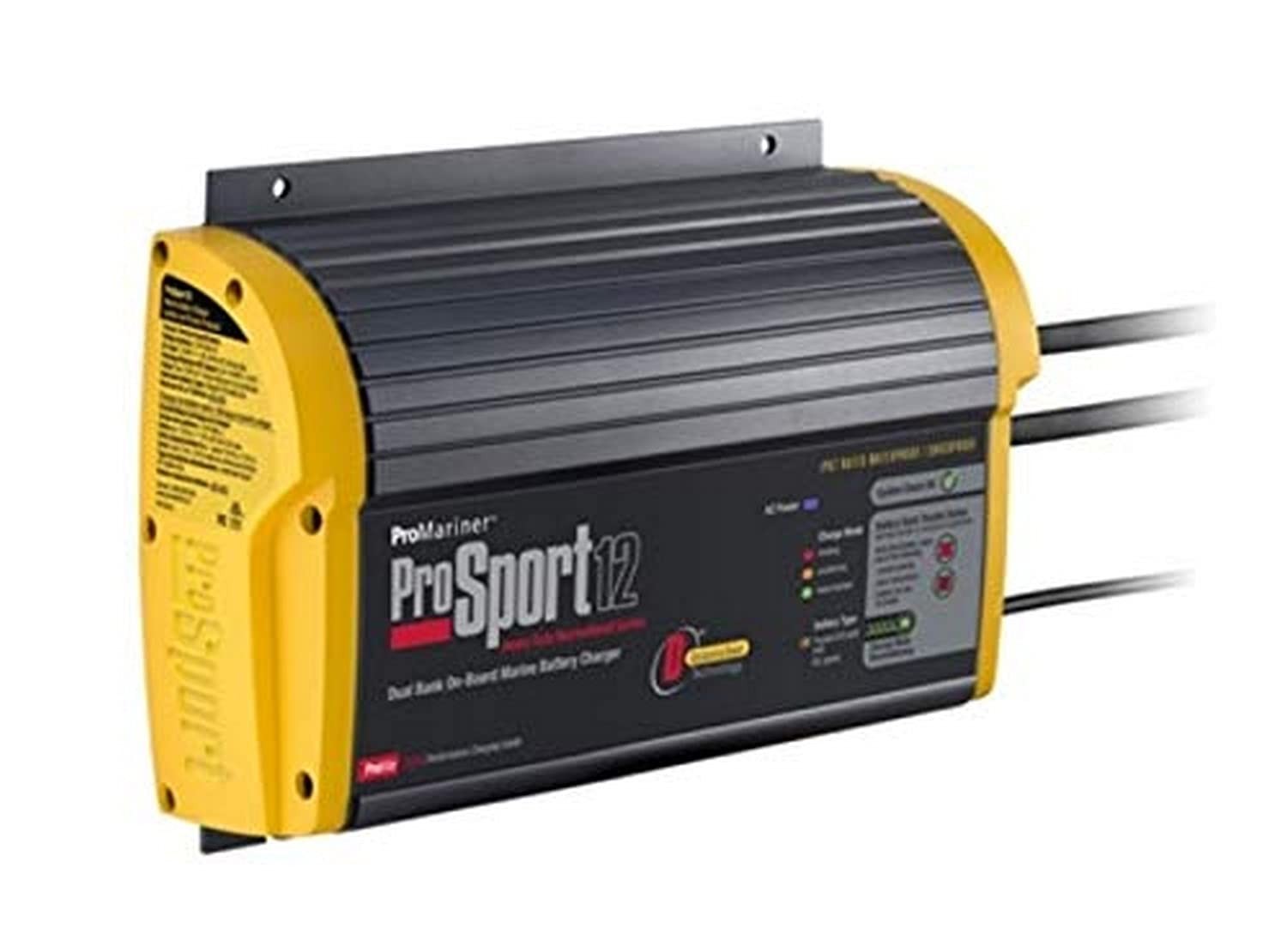 ProMariner 43012 ProSport 12 12 Amp 12/24Volt 2Bank Generation 3 Battery Charger