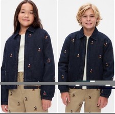Kids GAP Disney Micky Mouse Embroidered Denim Jacket