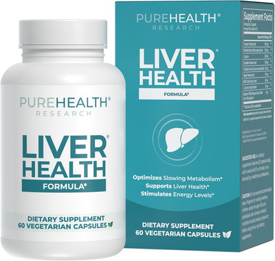 PUREHEALTH RESEARCH Liver Health   Liver Cleanse Detox & Repair Support Suppleme