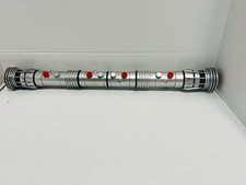 2011 Hasbro Star Wars Darth Maul Double Ended Red Lightsaber Toy Cosplay