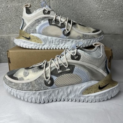 Nike Flow 2020 ISPA Pure Platinum/Black DM2830-003 Men's Size 11.5
