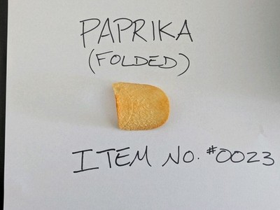 **RARE** FOLDED PAPRIKA PRINGLE  - ONE OF A KIND