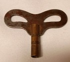 Metal Clock Winding Key Tool Winged Style, Brown Metal Clock Key — photo 1