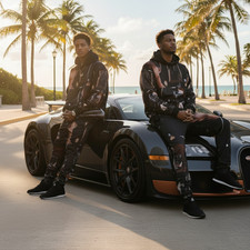  DAILY OPERATION 1992 ALBUM COVER THREE 3 PIECE SWEAT SUIT