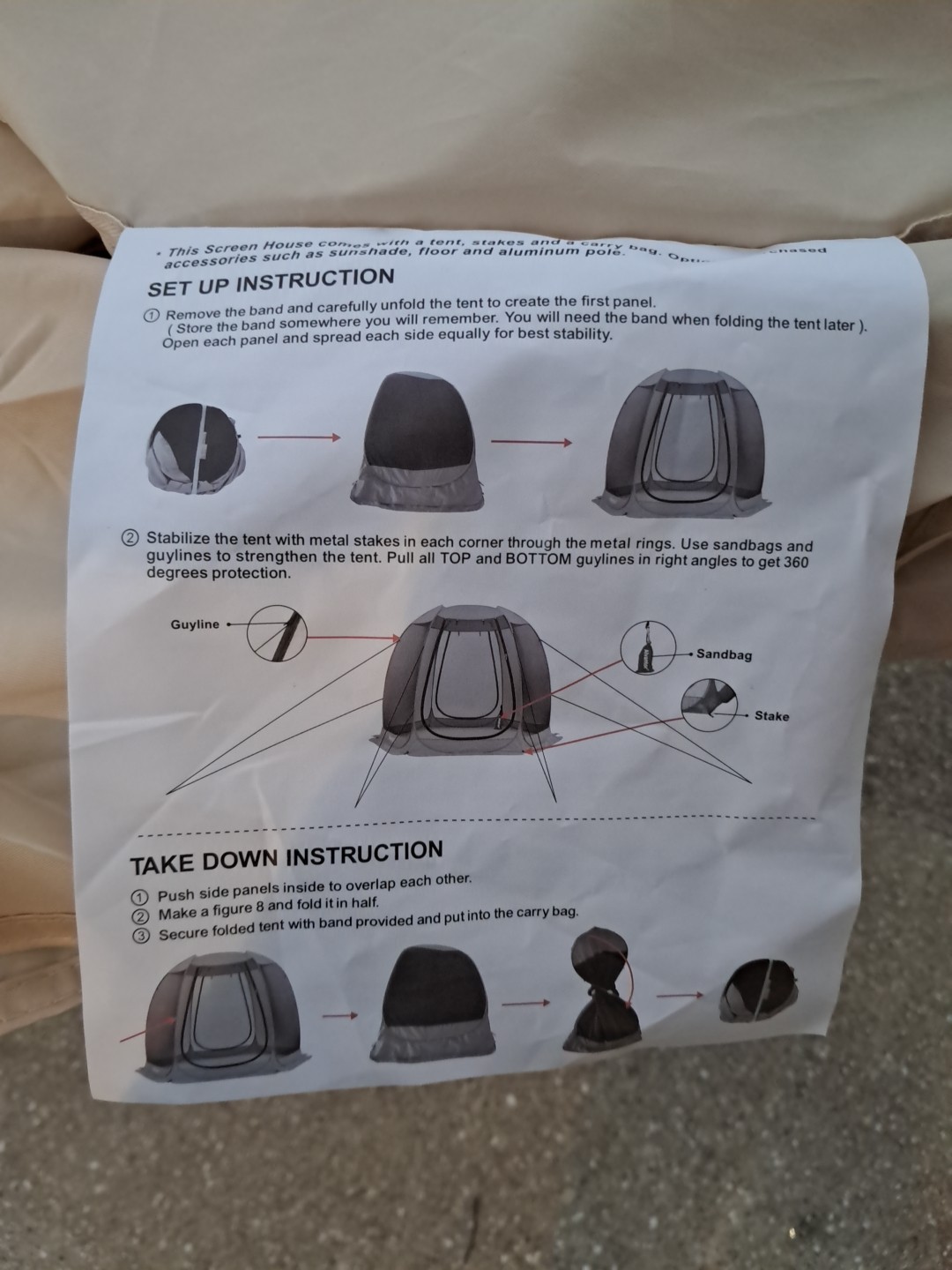 Alvantor 8'x 8' Pop Up Screen House Room Screen Gazebo Tent Portable 