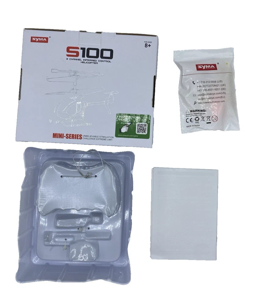 SYMA S100 MINI RC Helicopter 3.5CH Gyro Stabilizer Altitude Hold 8 yrs + Toy - Image 2 of 4