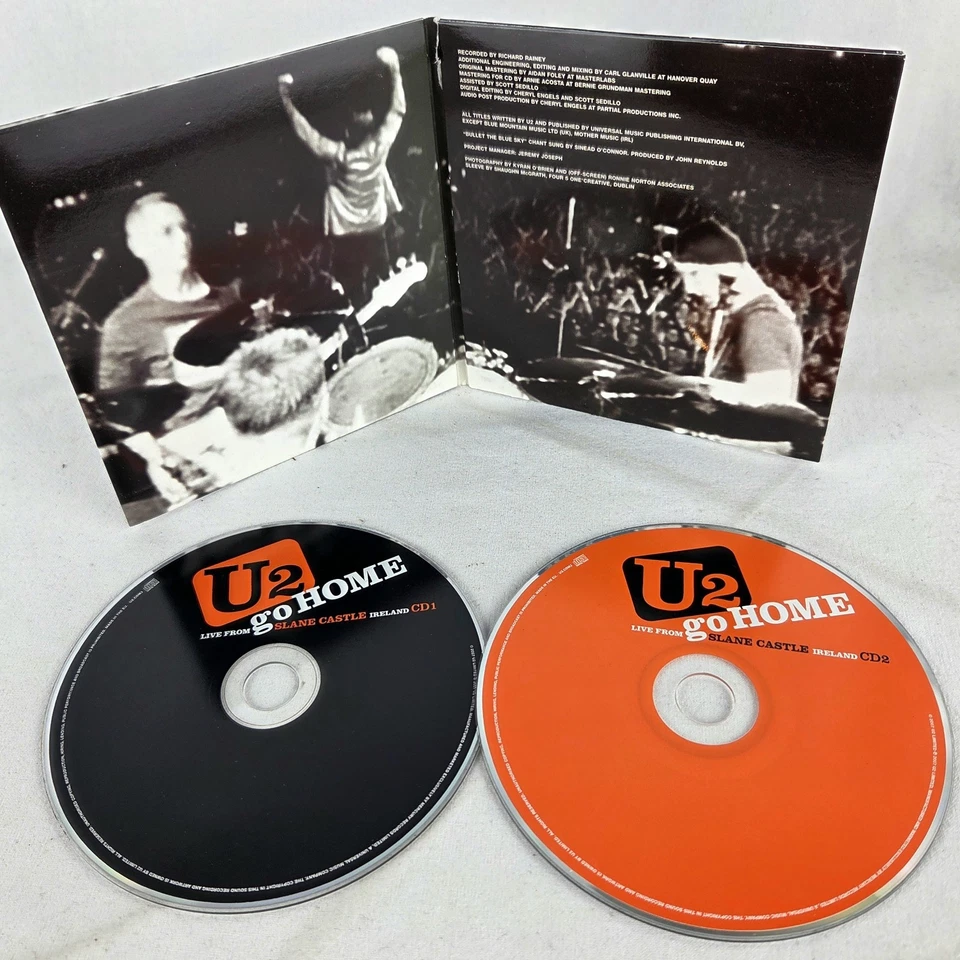 U2 Go Home Live from Slane Castle 2CD Rare 2007 Fan Club U2.com Dot Com U2.com3 - Image 4 of 4