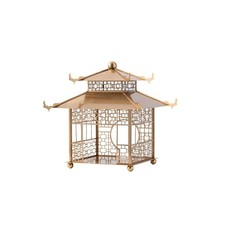 Deko-Pagode Freistehend Pagodenstatue Asiatisch f&uuml;r Wohnzimmer