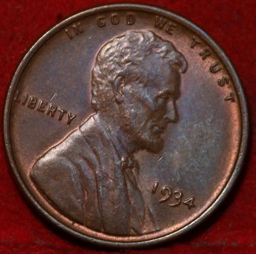 1934 Lincoln Wheat Cent — photo from the most recent tracked eBay sale