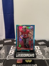 2025 Topps Chrome Football Mike Evans Aqua Refractor /199